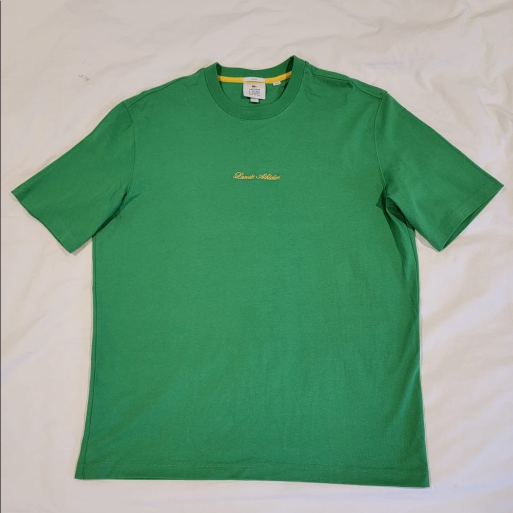 Green Lacoste T-shirt unisex